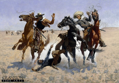 Aiding A Comrade by Frederic Remington