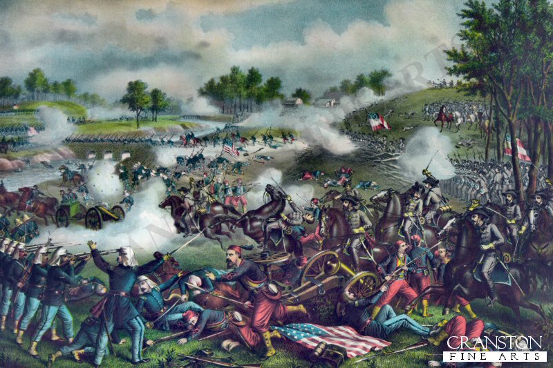 The Battle of Bull Run - July 21st 1861 by Louis Kurz