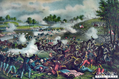 The Battle of Bull Run - July 21st 1861 by Louis Kurz