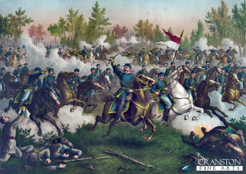 The Battle of Cedar Creek - October 19th 1864 by Louis Kurz