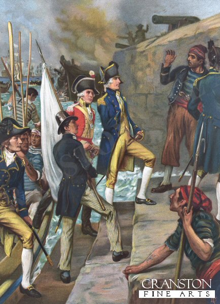 On Hostile Ground - Nelson at Copenhagen After the Battle by Thomas Davidson