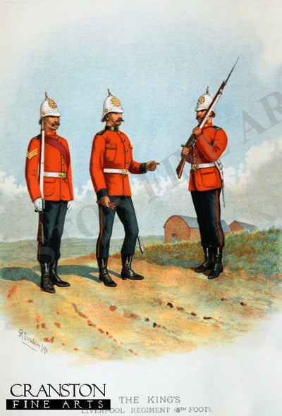 The Kings Liverpool Regiment (8th Foot) by Richard Simkin