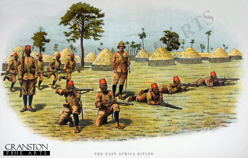 The East Africa Rifles by Richard Simkin