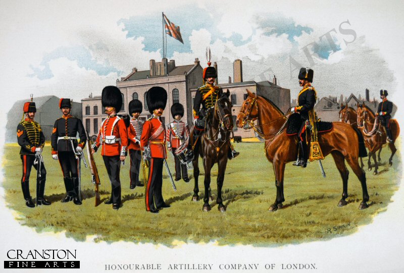 Honourable Artillery Company of London by Richard Simkin
