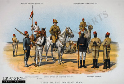 Types of the Egyptian Army by Richard Simkin