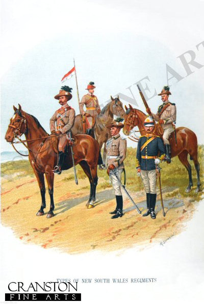 Types of New South Wales Regiments by Richard Simkin