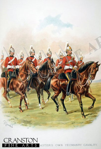 The Duke of Lancasters Own Yeomanry Cavalry by Richard Simkin
