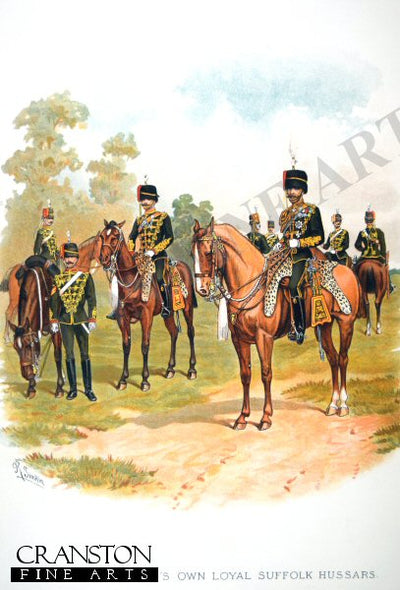 The Dukes of Yorks Own Loyal Suffolk Hussars by Richard Simkin