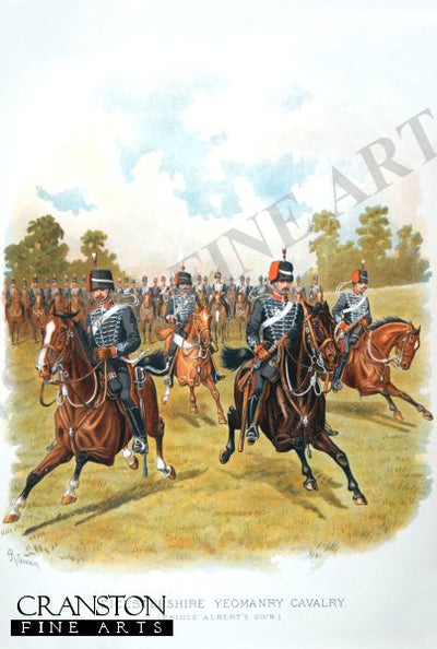 Leicestershire Yeomanry Cavalry (Prince Alberts Own) by Richard Simkin