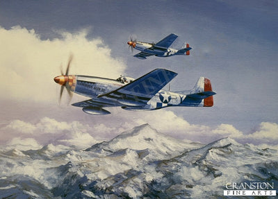 P51D Mustangs, January 1945 by Barry Price.