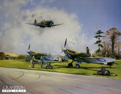 Late Return - Spitfires by Bob Murray.