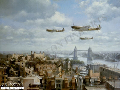 Spitfires Over London by John Young.