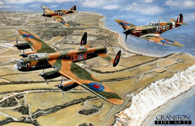 The Battle of Britain Memorial Flight by Trevor Mitchell.