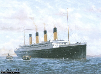 Titanic - Maiden Voyage - Irish Farewell, Queenstown, Eire by E. D. Walker.