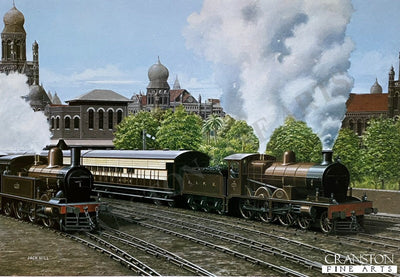Great Indian Peninsula Railway 460 No 221 Leaves Victoria Station by Jack Hill