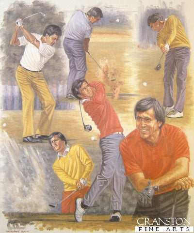Seve Ballesteros by Peter Deighan.