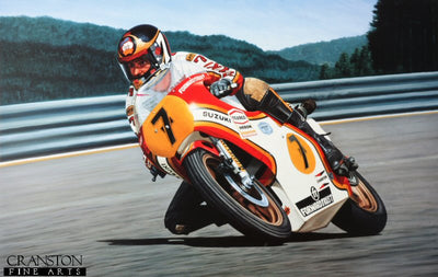Sheene at Spa 1977 by Rod Organ.