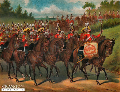Band of the 2nd Dragoon Guards (Queens Bays) by Richard Simkin