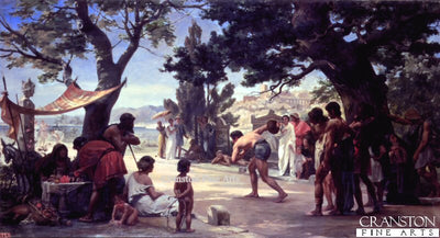 Throwing the Discus by Eduard Joseph Danton.