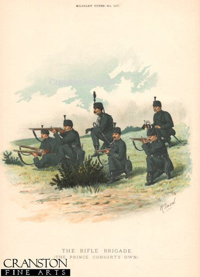 Rifle Brigade (The Prince Consorts Own) by Richard Simkin.