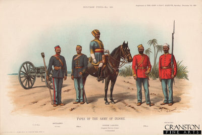 Types of the Army of Indore by Richard Simkin