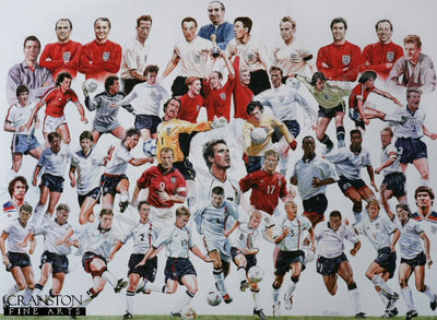 Legends of English Football by Robert Highton - Gold Edition.