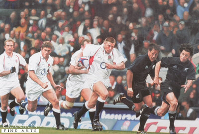 England versus New Zealand - Investec 2002 by Doug Harker.