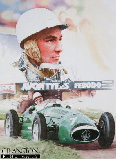 Sir Stirling Moss OBE by Gary Keane.