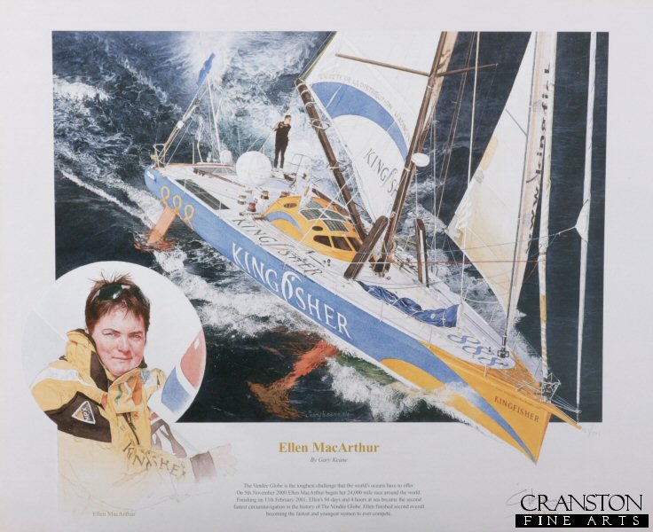 Ellen MacArthur by Gary Keane.