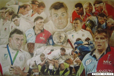 Jason Leonard - For Quins and Country by Stephen Doig. (B)