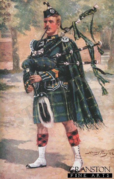 Piper, The Gordon Highlanders by Harry Payne.