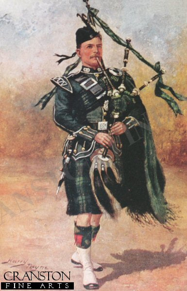 Piper, Argyll and Sutherland Highlanders by Harry Payne.