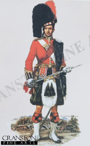 Black Watch Officer Review Order 1914 by Haswell Miller