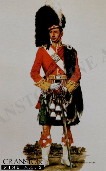 Argyll and Sutherland Officer Review Order 1914 by Haswell Miller