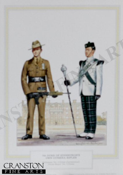 7th Duke of Edinburghs Own Gurkha Rifles by Douglas Anderson
