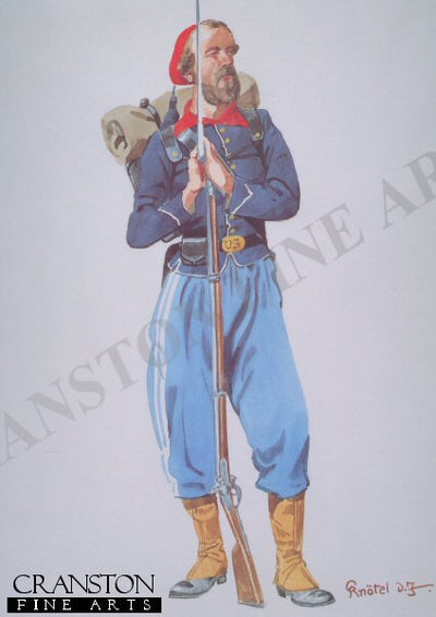 73rd New York Volunteers Private (2nd Fire Zouaves) 1864 by Richard Knotel.