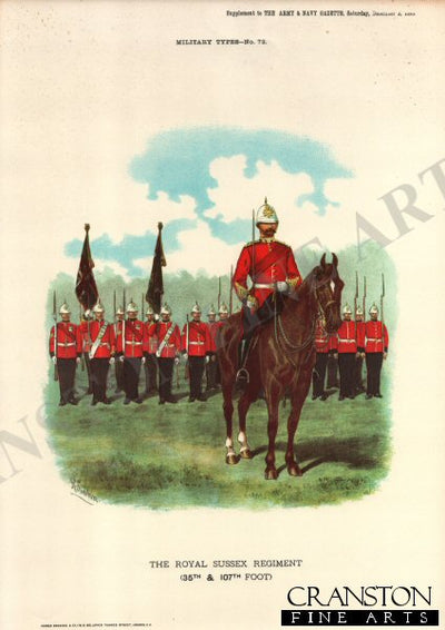 Royal Sussex Regiment by Richard Simkin