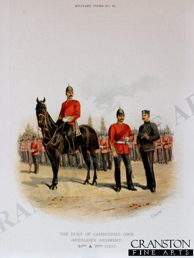Middlesex Regiment by Richard Simkin