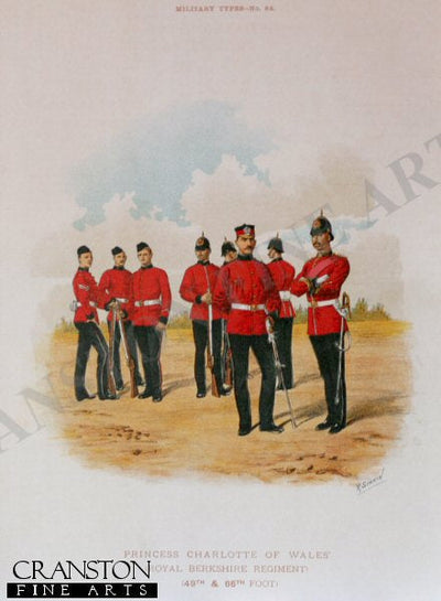 Princess Charlotte of Wales (Royal Berkshire) Regiment by Richard Simkin.