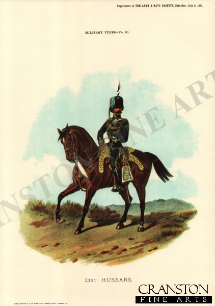 21st Hussars by Richard Simkin