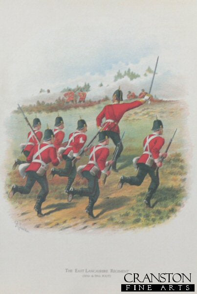 The East Lancashire Regiment (30th and 59th foot) by Richard Simkin