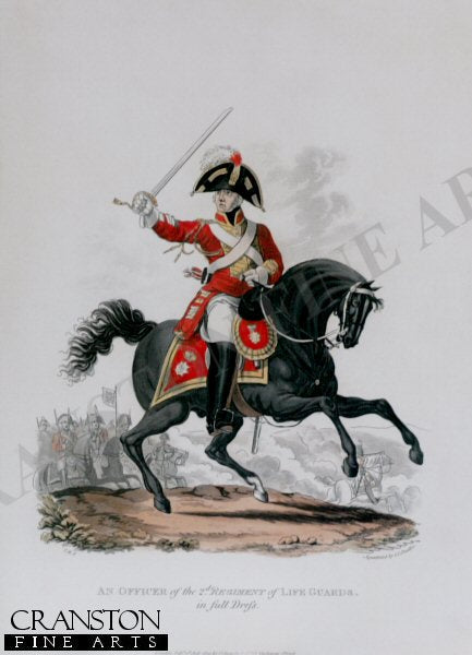 Officer, 2nd Regiment of Life Guards in Full Dress by J C Stadler after Charles Hamilton Smith.