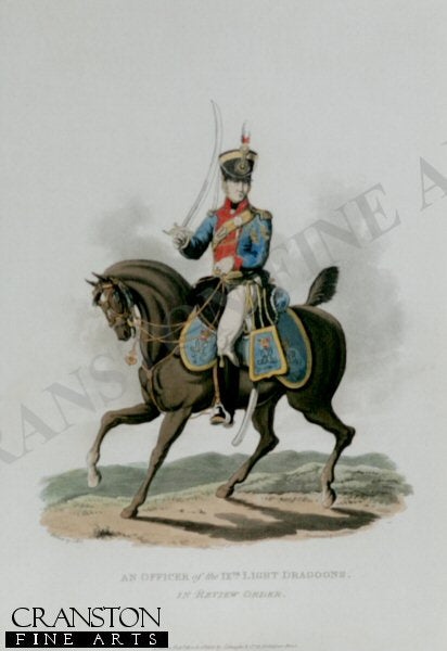 Officer, IXth Light Dragoons in Review Order by J C Stadler after Charles Hamilton Smith.