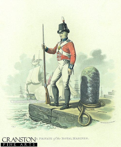 A Private of the Royal Marines by J C Stadler after Charles Hamilton Smith.