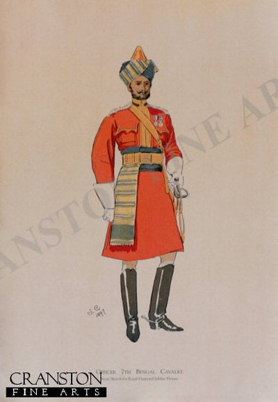 Officer 7th Bengal Cavalry by John Charlton (1897)