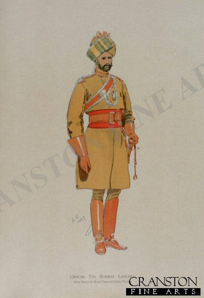 Officer 7th Bombay Lancers by John Charlton (1897)