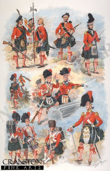 Black Watch Uniforms 1739 - 1845 by Harry Payne.