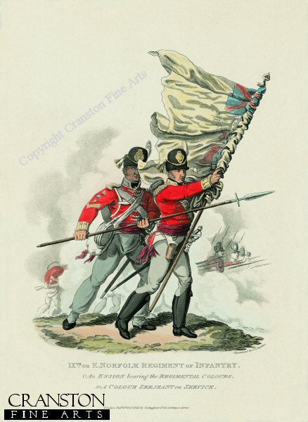 IXth or East Norfolk Regiment of Infantry by J C Stadler after Charles Hamilton Smith.