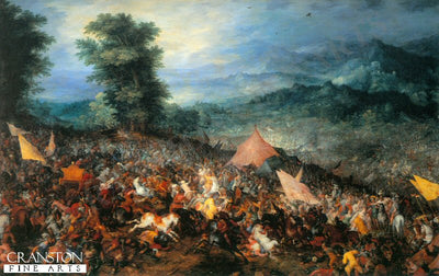 Battle of Gaugamela, 1st October 331BC by J Brueghel.