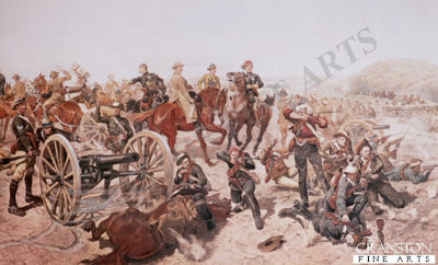 Jameson's Last Stand, Battle of Doornkop 2nd January 1896 by Richard Caton Woodville